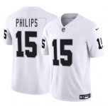 Men's Las Vegas Raiders #15 Kyle Philips White 2025 F.U.S.E. Vapor Football Stitched Jersey