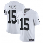 Men's Las Vegas Raiders #15 Kyle Philips White 2025 Vapor Football Stitched Jersey