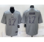Men's Las Vegas Raiders #17 Davante Adams Grey Atmosphere Fashion 2022 Vapor Untouchable Stitched Limited Jersey