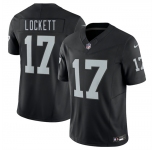Men's Las Vegas Raiders #17 Tyler Lockett Black 2025 F.U.S.E. Vapor Untouchable Limited Stitched Football Jersey