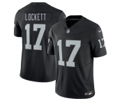 Men's Las Vegas Raiders #17 Tyler Lockett Black 2025 F.U.S.E. Vapor Untouchable Limited Stitched Football Jersey