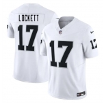 Men's Las Vegas Raiders #17 Tyler Lockett White 2025 F.U.S.E. Vapor Untouchable Limited Stitched Football Jersey