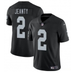 Men's Las Vegas Raiders #2 Ashton Jeanty Black 2025 Draft Vapor Untouchable Limited Football Stitched Jersey