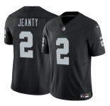 Men's Las Vegas Raiders #2 Ashton Jeanty Black 2025 F.U.S.E. Vapor Stitched Football Jerseys