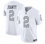 Men's Las Vegas Raiders #2 Ashton Jeanty White 2025 F.U.S.E. Vapor Stitched Football Jerseys