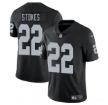 Men's Las Vegas Raiders #22 Eric Stokes Black 2025 Vapor Football Stitched Jersey