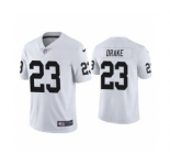 Men's Las Vegas Raiders #23 Kenyan Drake White Stitched Vapor Untouchable Limited Football Jersey