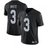 Men's Las Vegas Raiders #3 Zamir White Black 2024 Vapor Football Stitched Jersey