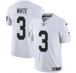 Men's Las Vegas Raiders #3 Zamir White White 2024 Vapor Football Stitched Jersey