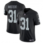 Men's Las Vegas Raiders #31 Raheem Mostert Black 2025 Vapor Football Stitched Jersey