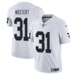 Men's Las Vegas Raiders #31 Raheem Mostert White 2025 Vapor Football Stitched Jersey