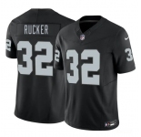 Men's Las Vegas Raiders #32 Corey Rucker Black 2026 Draft F.U.S.E. Vapor Untouchable Limited Football Stitched Jersey