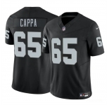 Men's Las Vegas Raiders #65 Alex Cappa Black 2025 F.U.S.E. Vapor Football Stitched Jersey