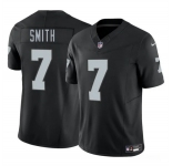 Men's Las Vegas Raiders #7 Geno Smith Black 2025 F.U.S.E. Vapor Football Stitched Jersey