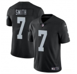 Men's Las Vegas Raiders #7 Geno Smith Black 2025 Vapor Football Stitched Jersey