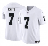 Men's Las Vegas Raiders #7 Geno Smith White 2025 F.U.S.E. Vapor Football Stitched Jersey