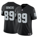 Men's Las Vegas Raiders #89 Brock Bowers Black 2024 Draft F.U.S.E. Vapor Football Stitched Jersey