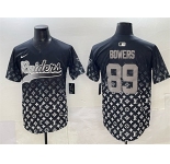 Men's Las Vegas Raiders #89 Brock Bowers Black Limited Stitched Baseball Jersey