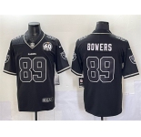 Men's Las Vegas Raiders #89 Brock Bowers Black Shadow Vapor Limited Stitched Jersey