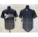 Men's Las Vegas Raiders Blank Black Limited Stitched Baseball Jersey
