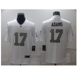 Men's Nike Oakland Raiders #17 Davante Adams White Vapor Limited Stitched Jersey