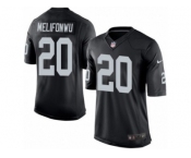 Men's Nike Oakland Raiders #20 Obi Melifonwu Limited Black Team Color NFL Jersey