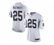 Men's Nike Oakland Raiders #25 Fred Biletnikoff Limited White NFL Jersey