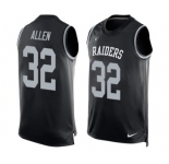 Men's Nike Oakland Raiders #32 Jack Tatum Limited Black Player Name & Number Tank Top NFL Jersey