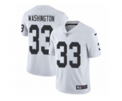 Men's Nike Oakland Raiders #33 DeAndre Washington Vapor Untouchable Limited White NFL Jersey