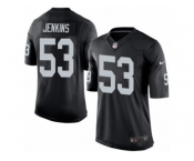 Men's Nike Oakland Raiders #53 Jelani Jenkins Limited Black Team Color NFL Jersey