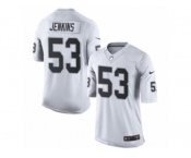 Men's Nike Oakland Raiders #53 Jelani Jenkins Limited White NFL Jersey