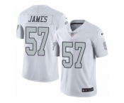 Men's Nike Oakland Raiders #57 Cory James Limited White Rush NFL Jersey