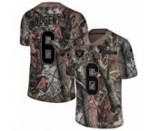 Men's Nike Oakland Raiders #6 Mike Nugent Limited Camo Rush Realtree NFL Jersey