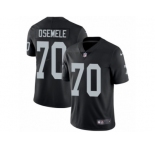 Men's Nike Oakland Raiders #70 Kelechi Osemele Vapor Untouchable Limited Black Team Color NFL Jersey