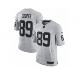 Men's Nike Oakland Raiders #89 Amari Cooper Limited Gray Gridiron II NFL Jersey