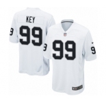 Men's Nike Oakland Raiders #99 Arden Key Game White NFL Jersey