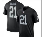 Men's Oakland Raiders #21 Branch Black Team Color Vapor Untouchable Limited Player Football Jersey