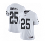 Men's Oakland Raiders #25 Erik Harris White Vapor Untouchable Limited Player Football Jersey