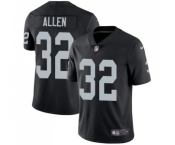 Men's Oakland Raiders #32 Marcus Allen Black Team Color Vapor Untouchable Limited Player Football Jersey