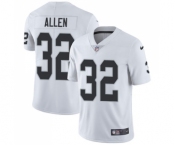 Men's Oakland Raiders #32 Marcus Allen White Vapor Untouchable Limited Player Football Jersey