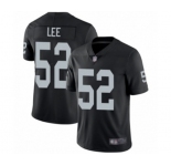 Men's Oakland Raiders #52 Marquel Lee Black Team Color Vapor Untouchable Limited Player Football Jersey