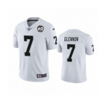 Men's Oakland Raiders #7 Mike Glennon White 60th Anniversary Vapor Untouchable Limited Player 100th Season Football Jersey