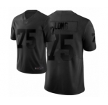 Men's Oakland Raiders #75 Howie Long Limited Black City Edition Football Jersey