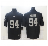 Men's Oakland Raiders #94 Carl Nassib Nike Black Limited Jersey