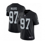 Men's Oakland Raiders #97 Josh Mauro Black Team Color Vapor Untouchable Limited Player Football Jersey