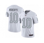 Nike Oakland Raiders #10 Seth Roberts White Men's Stitched NFL Limited Rush Jersey