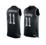 Nike Oakland Raiders #11 Sebastian Janikowski Black Team Color Men's Stitched NFL Limited Tank Top Jersey