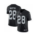 Nike Oakland Raiders #28 Doug Martin Black Team Color Men Stitched NFL Vapor Untouchable Limited Jersey