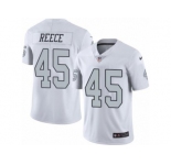 Nike Oakland Raiders #45 Marcel Reece White Men's Stitched NFL Limited Rush Jersey
