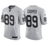 Nike Oakland Raiders #89 Amari Cooper 2016 Gridiron Gray II Men's NFL Limited Jersey